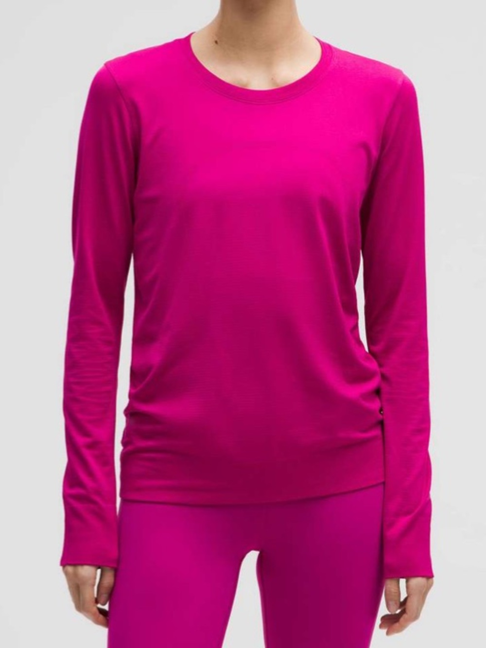 Lululemon Swiftly Relaxed Long-Sleeve Shirt Ripened Raspberry - Picture 8 of 8
